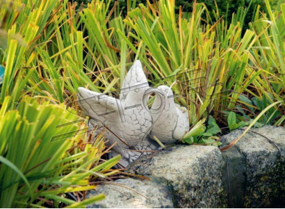 Garden Decoration Pigeons Patio Stone Figures Figure Statue Sculpture